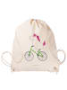 Mr. & Mrs. Panda Gymnastiktasche Einhorn Radfahrer ohne Spruch in Creme