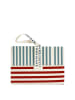 Navigare Handtasche in NAVY AND RED