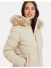 Threadbare Winterjacke THB Hails Fur Trim Puffer in Grau