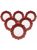 Villeroy & Boch 6er Set Speiseteller Toy's Delight ø 28,4 cm rot in rot