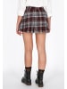 myMo ROCKS Women Skirt in burgundy check