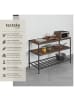tectake Küchenregal Akeley 120 x 60 x 90,5 cm, Industrial Holz dunkel, rustikal