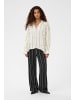 Soaked in Luxury Langarm - Hemd SLMarcela Lockere Passform in White W Black Stripes