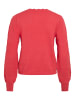 Vila Strickpullover in Hibiscus