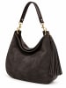 collezione alessandro Schultertasche " Como " in dunkelbraun