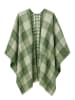 collezione alessandro Poncho " Karo " in grün