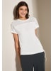 Cecil 'Leinenmix Bluse mit Knoten' Weiß