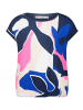 BETTY & CO Casual-Shirt mit Print in Dark Blue/Pink