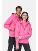 smiler. Kapuzensweatshirtjacke grin. in PINK