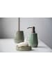 Wenko WC-Bürste SIRMIONE, Keramik in Olivgrün, (B) 10,5 x (H) 40 x (L) 10,5 cm