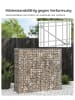 SONGMICS 5er-Set: Gabione in Silbern - (B)100 x (H)90 x (T)30 cm