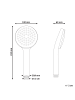 Beliani Wannenarmaturen AYPATE in Gold - (W) 10 x (H) 23 x (L) 6 cm