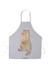 Mr. & Mrs. Panda Kellnerschürze Otter Bauch ohne Spruch in Grau Pastell