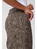 Kaffe Rock KAleondra Regular fit in Feather Gray / Black Animal