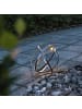 STAR Trading Outdoor Solar-Leuchte ,Astri', hängend oder liegend, Metall, silber, Ø