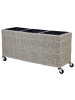 Beliani Indoor Blumentopf BELLIS in Braun - (W) 82 x (H) 40 x (L) 28 cm