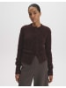 someday. Tulinda Strickcardigan aus Effektgarn Slim Fit in Mahagoni