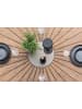 ebuy24 Gartentisch Rosario Braun 140 x 140 cm