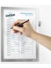 Durable Informationsrahmen Duraframe Magnetic Note A4 silber
