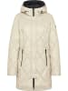 Lebek Jacke Down Free mit Kapuze in Beige