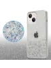 cadorabo Hülle für Apple iPhone 14 Glitter in Transparent mit Glitter