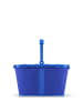 Reisenthel Carrybag - Einkaufskorb (cord dark matcha) in frame mesh royal blue