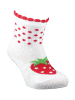 Rogo Socken von ROGO im 3er Pack Erdbeeren in weiß