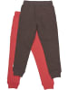 Minymo Kinder Sweat Pants "Basic 37 Sweat Pant (2-Pack)" in Rot