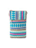 IZIA Damen Phone Bag in Blau Mehrfarbig