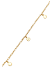 Elli Halskette 375 Gelbgold Kreis, Geo in Gold