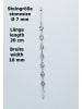 mantraroma 925er Silber - Armbänder (L) 20 cm mit Mondstein