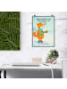 Mr. & Mrs. Panda Poster Fuchs Keks Design mit Spruch in Weiß