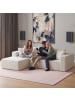 tectake Sofa Relax, keine Montage, 250 cm Breite, Bouclé creme