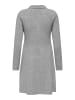 JDY Strickkleid in Light Grey Melange