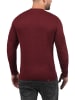 BLEND Strickpullover BHLars 20703347ME Strickpulli mit aufgestickten Ellenbogenpatches in Rot