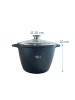 relaxdays Suppentopf in Schwarz - 10 Liter