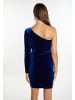 faina One Shoulder Minikleid in Blau