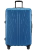 suitline Großer Reisekoffer Trolley erweiterbar XL Koffer 4 Rollen TSA 110 L in Cyanblau