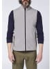 Gardena Fleece-Weste in Grau