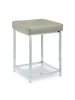 relaxdays Sitzhocker in Grau - (B)33 x (H)47 x (T)33 cm