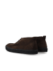 Bianco Wildlederstiefelette in DarkBrownBlack