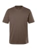 JP1880 Kurzarm T-Shirt in braungrau