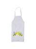 Mr. & Mrs. Panda Schürze Biene Liebe ohne Spruch in Weiß