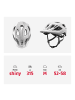ABUS Fahrradhelm Aduro 3.0 LED in white art