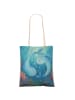 Mr. & Mrs. Panda Tasche Sternzeichen Fische Design ohne Spruch in Weiß