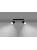 Nice Lamps Deckenleuchte DETTA 2 Schwarz/Chrome  (L)30cm (H)18cm