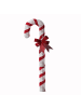 MARELIDA LED Zuckerstange XXL Gartendeko Weihnachtsdeko H: 1,5m in rot, weiß