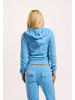Juicy Couture Juicy Couture Zip-Kapuzenpullover in alaskan blue