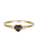 Elli Ring 925 Sterling Silber Herz in Gold