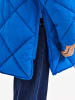 SELECTED FEMME Wattierte Oversized Puffer Jacke Stepp Blouson ohne Kapuze SLFHEIDI in Blau